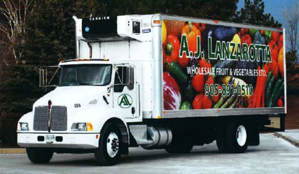 A.J. Lanzarotta Wholesale Produce Delivery Truck